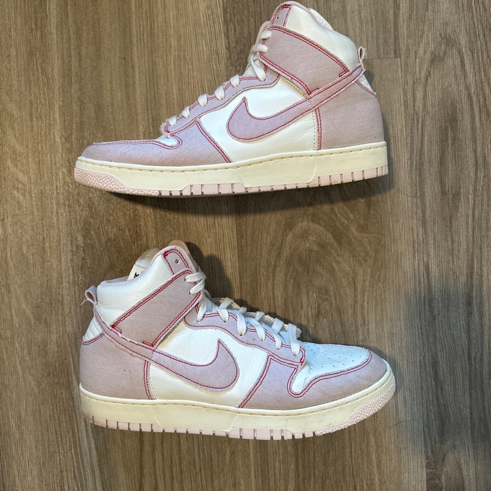 Nike Dunk High Pink Washed Denim